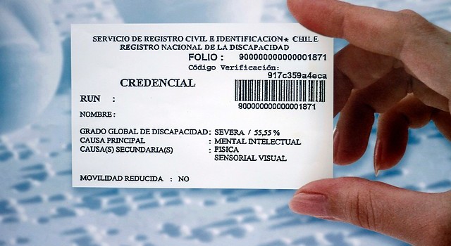 Credencial de discapacidad Chile